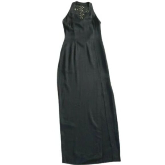 VTG Jessica McClintock Gunne Sax 7/8 XS Formal Prom Party Lace Back Dress 197F - Picture 7 of 10